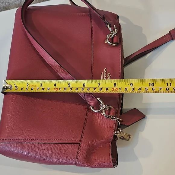 🍄 Coach Rose Leather Shoulder Bag - Picture 9 of 16